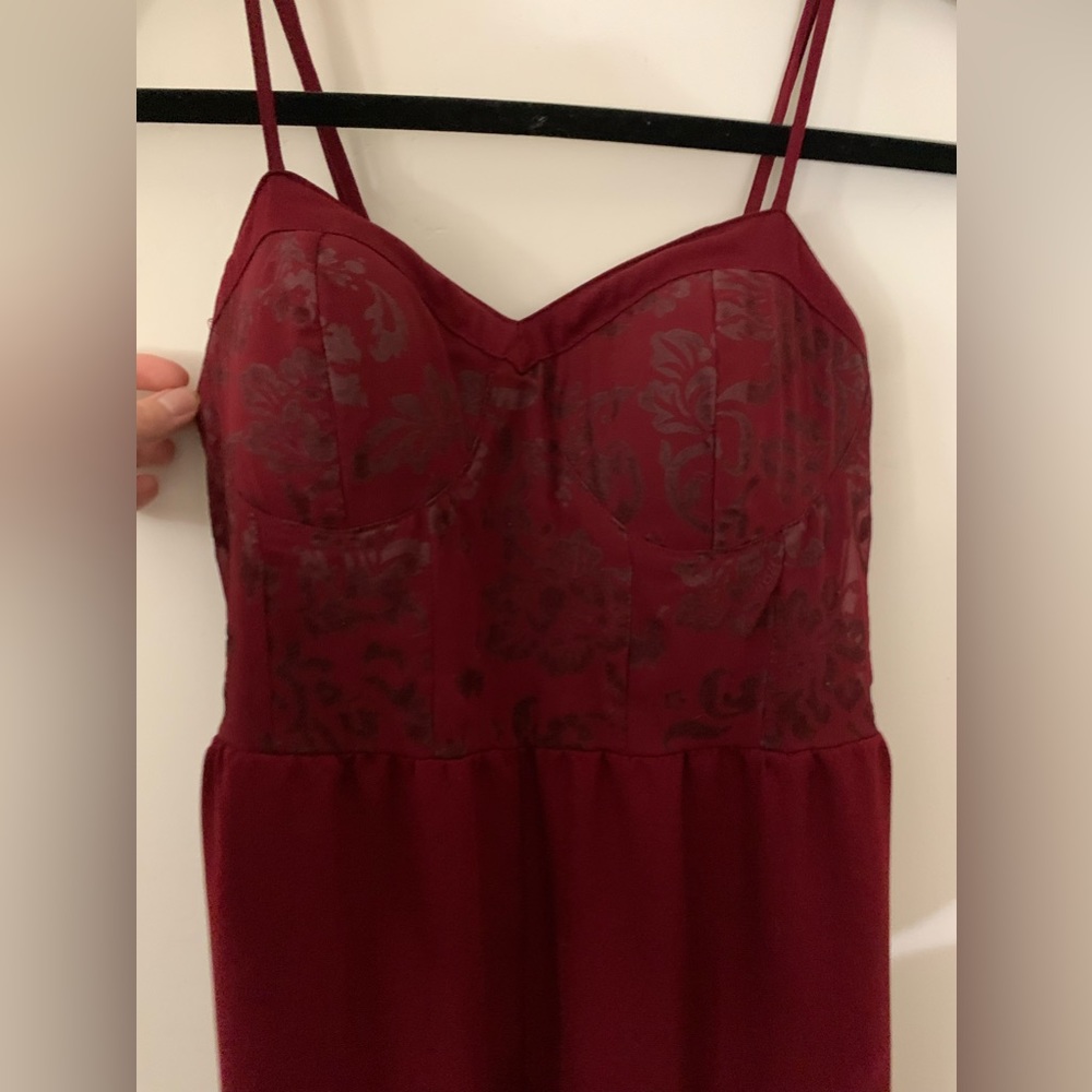 Wine Colored Jumpsuit